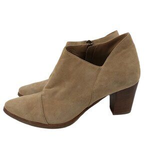 Italeau Tan Suede Ankle Boots | Made in Italy